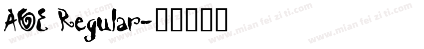 AOE Regular字体转换